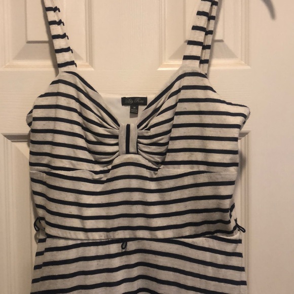 Lily Rose Dresses & Skirts - Grey and navy striped dress Lily Rose Dresses & Skirts - Grey and navy striped dress